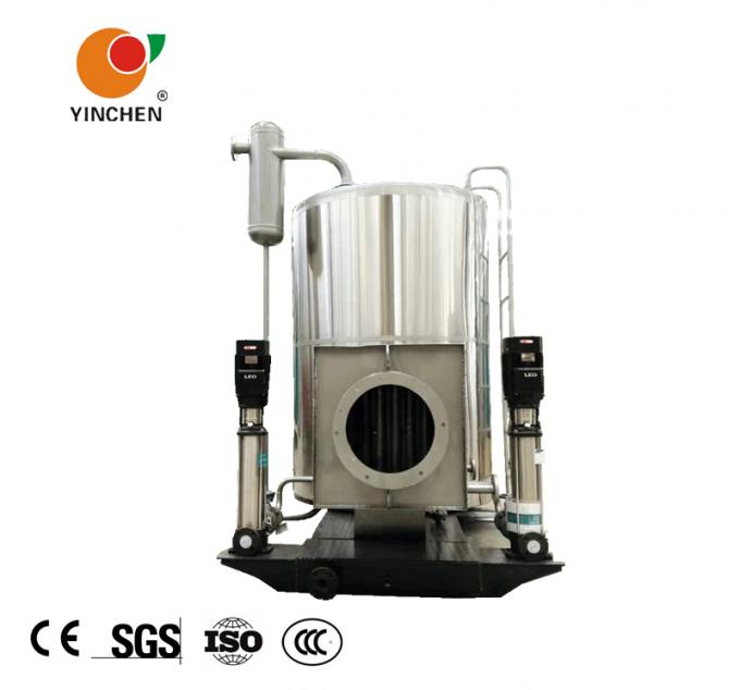 Caldeiras de vapor industriais eficientes da energia uma vez através da caldeira de tubo de água vertical