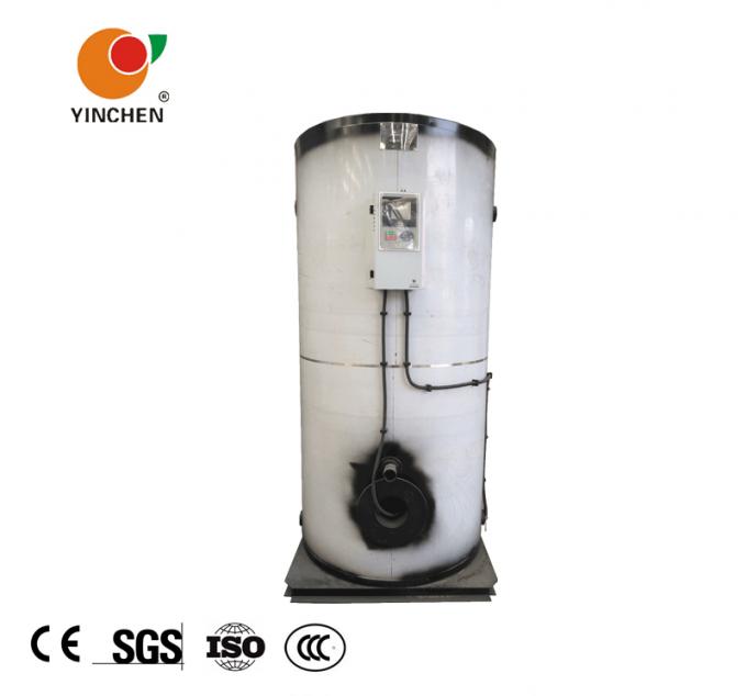 100 quilogramas caldeira de tubo de água vertical de 200 quilogramas/caldeira de vapor da eficiência elevada combustível de gás