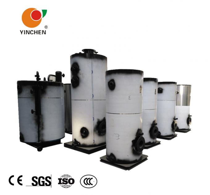 100 quilogramas caldeira de tubo de água vertical de 200 quilogramas/caldeira de vapor da eficiência elevada combustível de gás