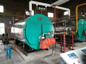 30-1300hp Industrial Gas Fired Boilers / Textile Industry Horizontal Steam Boiler