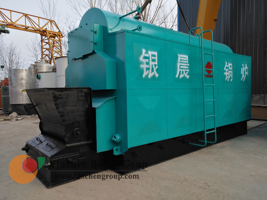 Water And Fire Tube Chain Grate Coal Fired Steam Boiler Horizontal Type