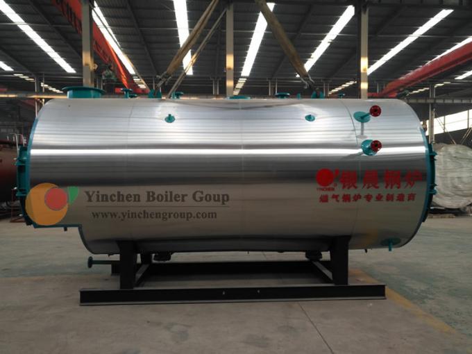 Caldeira de vapor ateada fogo gÃ¡s da estrutura do trÃªs-retorno do tubo de fogo do modelo de WNS
